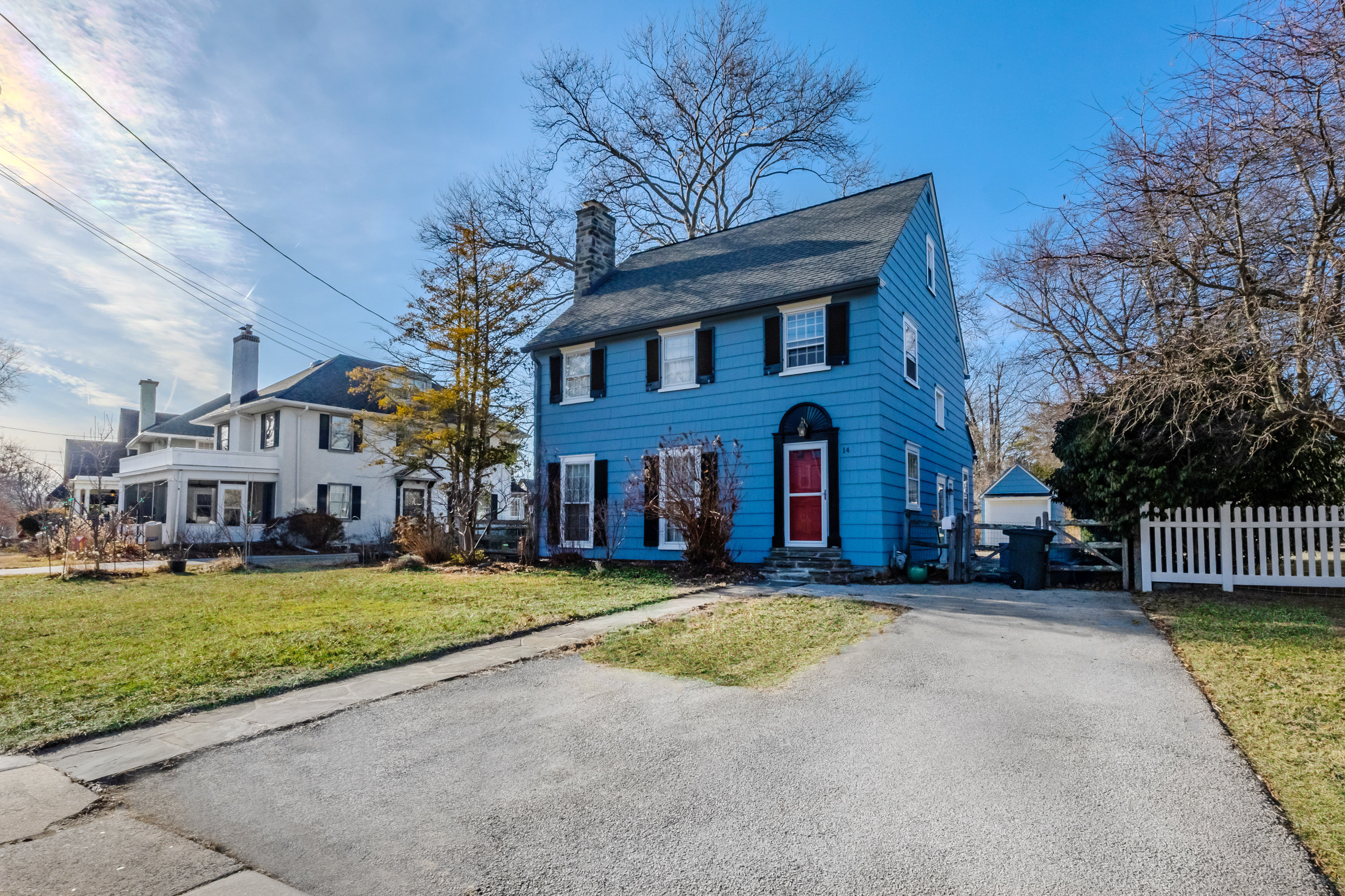 14 Decatur Road Havertown, PA 19083 - Photo 2 of 43 a view of a building with a big yard and large trees