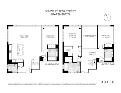 $3,995,000 | 550 West 29th Street, Unit 7A | Chelsea