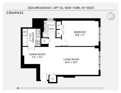$750,000 | 2025 Broadway, Unit 5A | Upper West Side