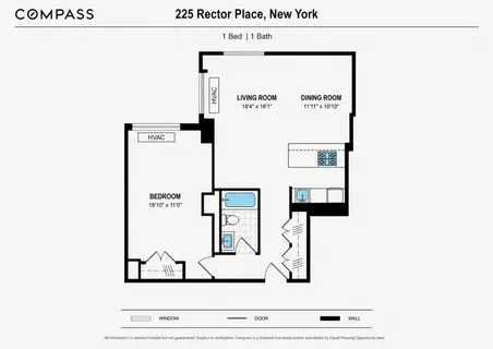 $925,000 | 225 Rector Place, Unit 9T | Battery Park City