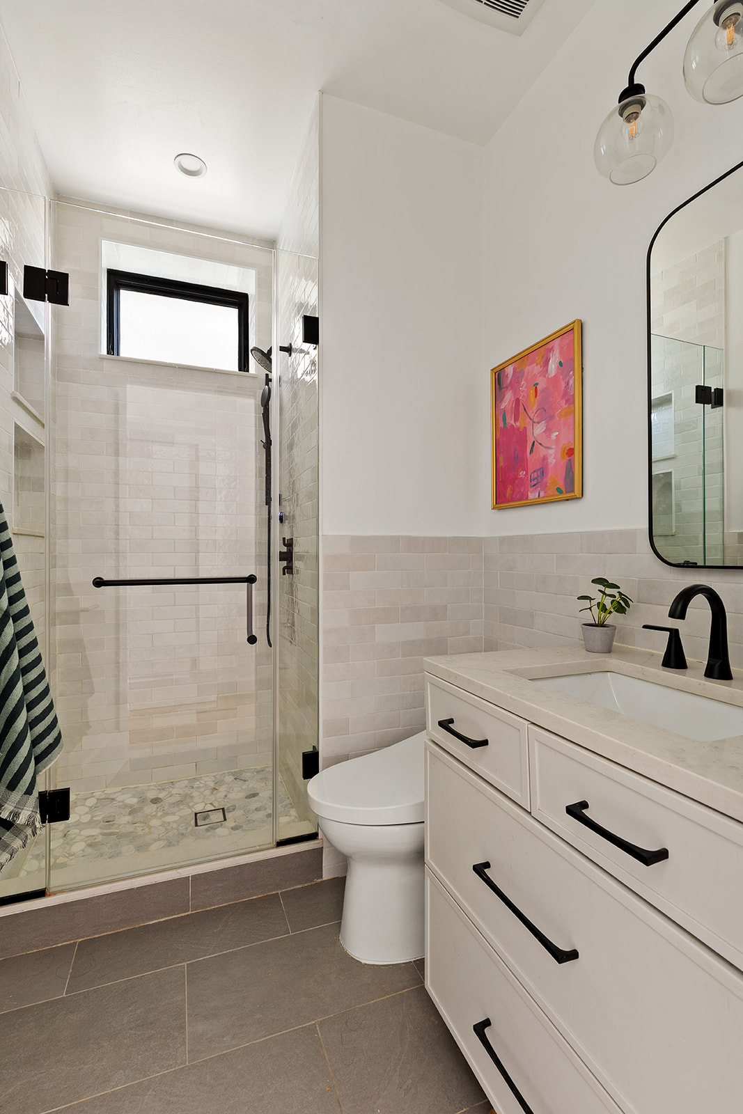 551 4th Street, Unit 1L Brooklyn, NY 11215 - Photo 7 of 17 a bathroom with a sink a toilet and shower