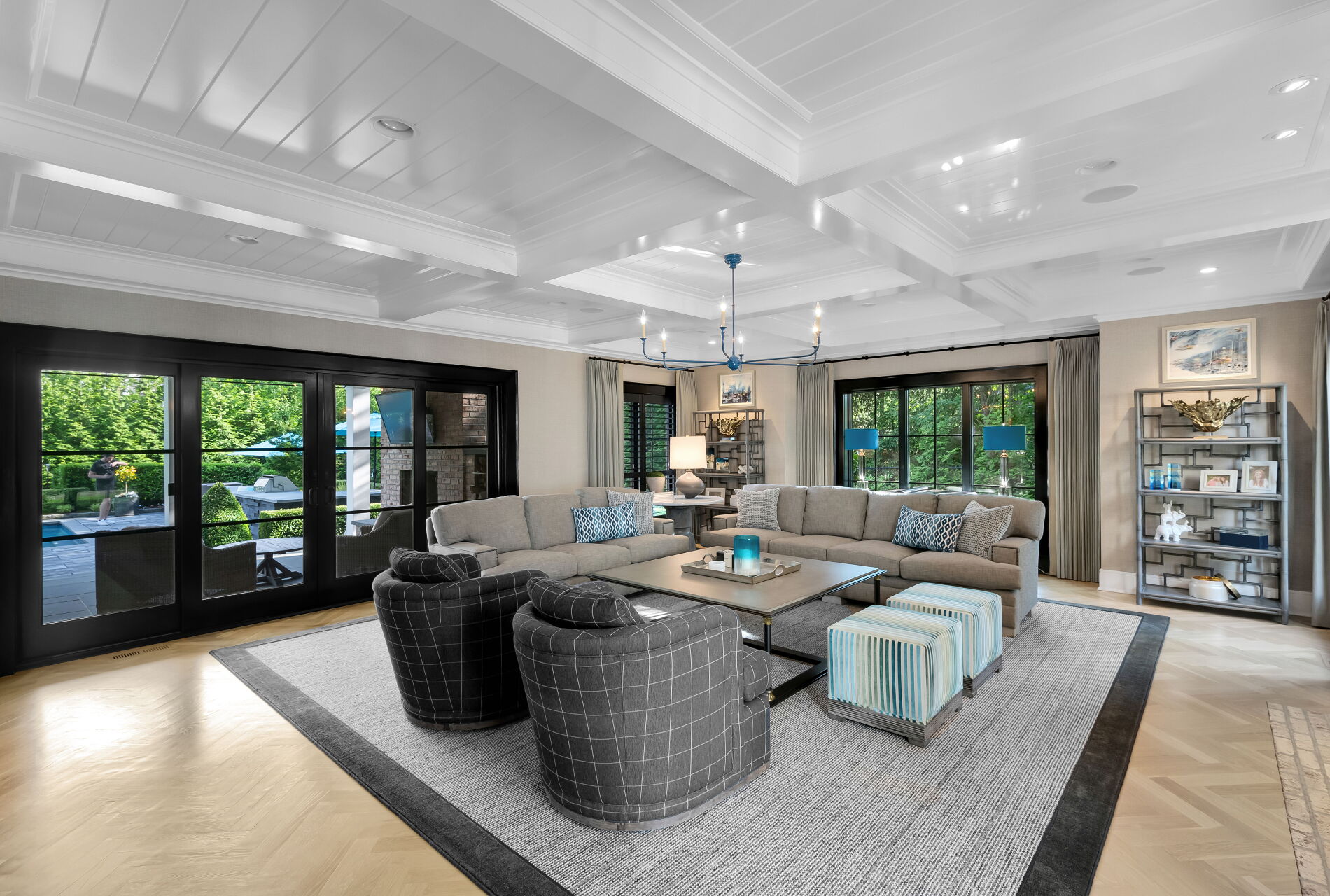 838 Seneca Road Franklin Lakes, NJ 07417 - Photo 14 of 92 a living room with furniture and a large window