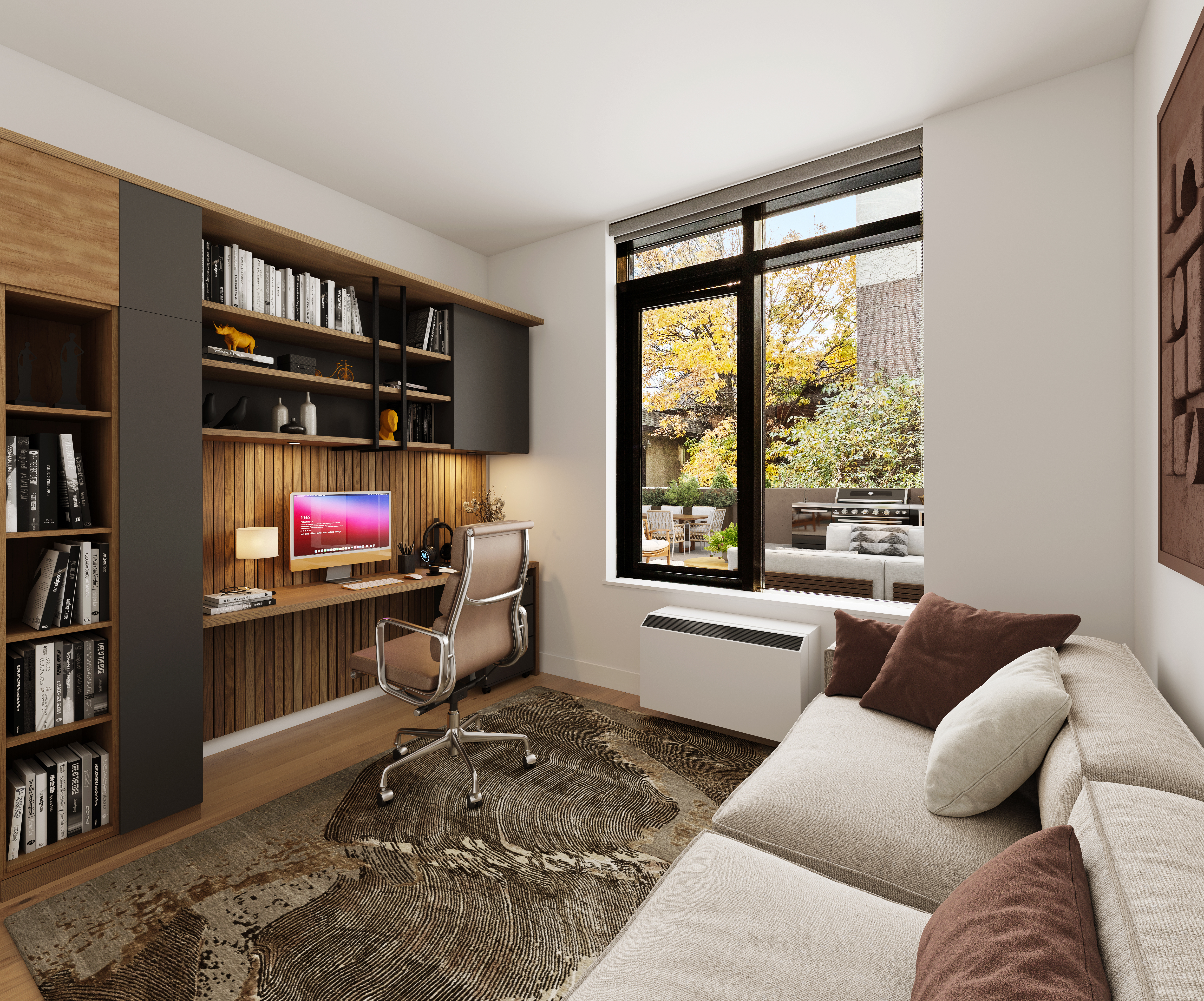500 Waverly Avenue, Unit 2A Brooklyn, NY 11238 - Photo 3 of 14 a living room with furniture and a window
