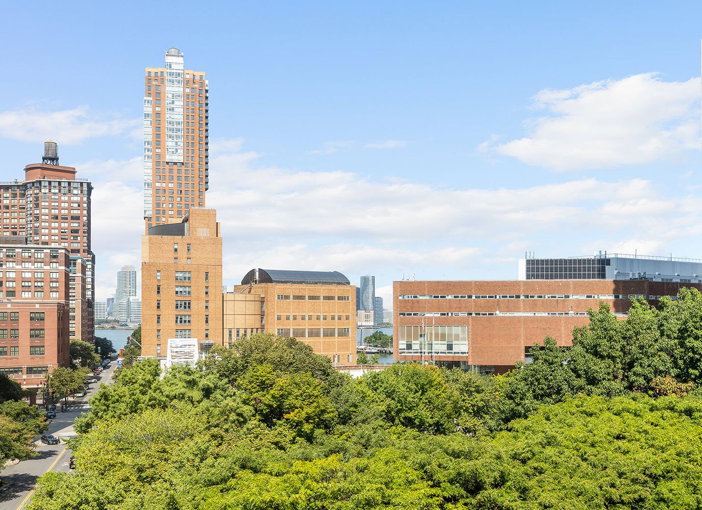 303 Greenwich Street, Unit 8DE Manhattan, NY 10013 - Photo 4 of 20 a view of a city with tall buildings