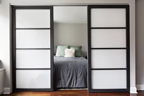 a view of walk in closet with window