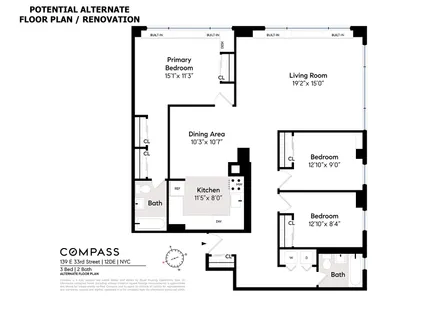 $1,299,000 | 139 East 33rd Street, Unit 12DE | Kips Bay