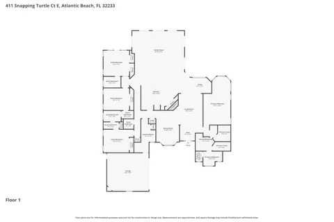 $1,725,000 | Snapping Turtle Drive East, Atlantic Beach, FL 32233