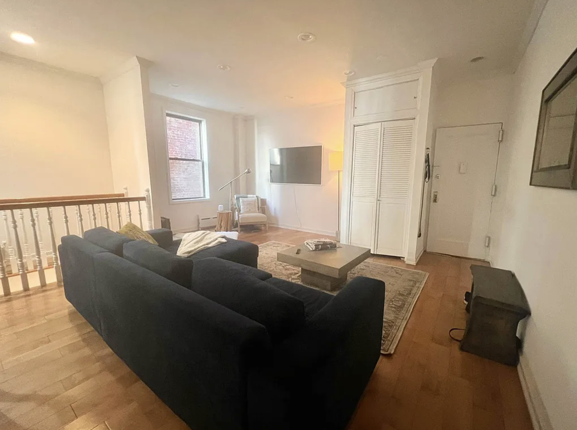 573 6th Street, Unit 3 Brooklyn, NY 11215 - Photo 8 of 19 a living room with couches and balcony view