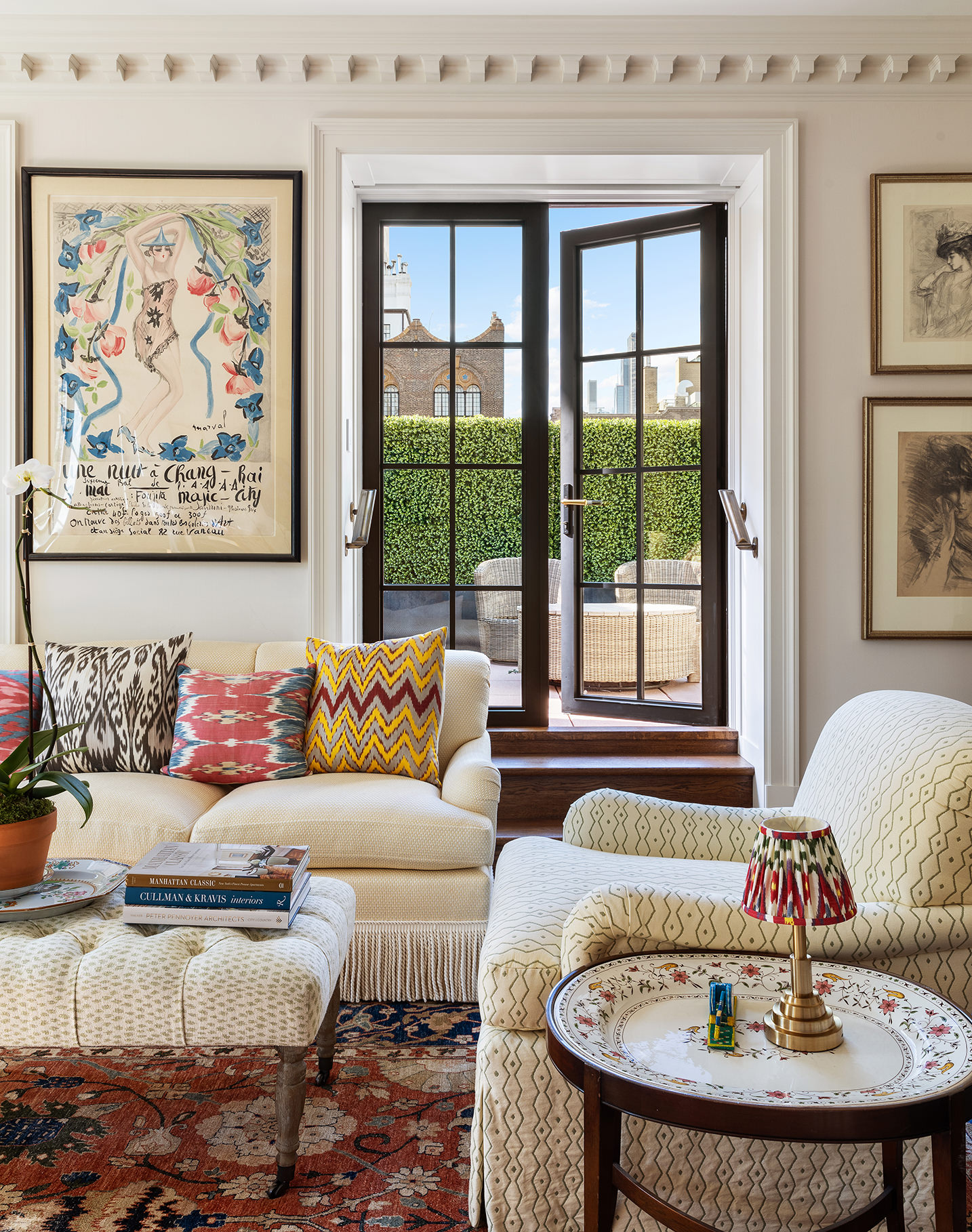 150 East 73rd Street, Unit PH Manhattan, NY 10021 - Photo 5 of 29 a living room with furniture and a large window