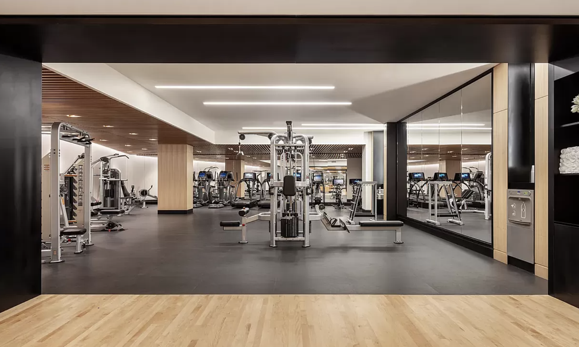 111 Murray Street, Unit 43W Manhattan, NY 10007 - Photo 24 of 32 a view of a room with gym equipment