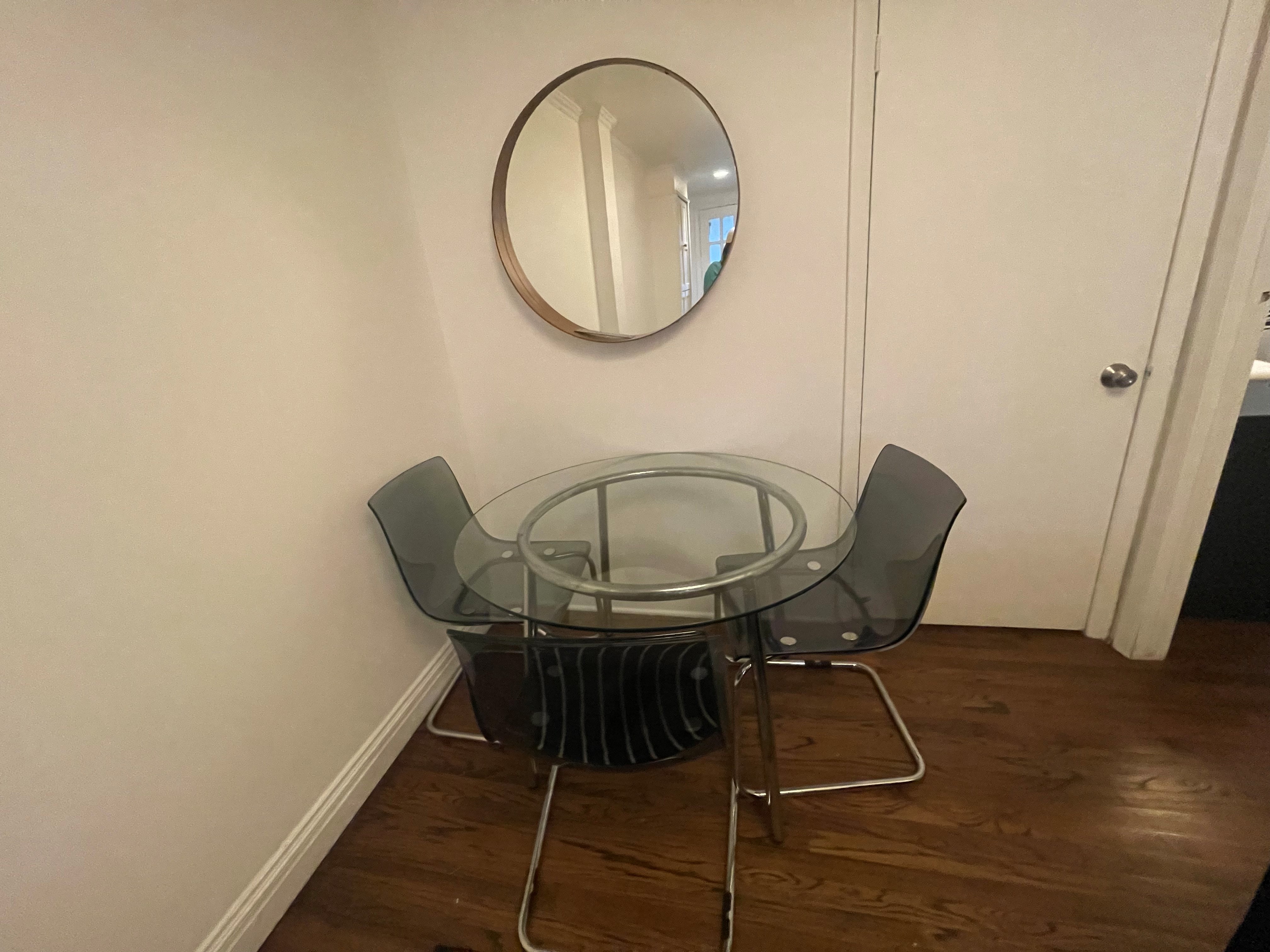 120 East 10th Street, Unit 1 Manhattan, NY 10003 - Photo 16 of 24 a view of a dining room with furniture and wooden floor