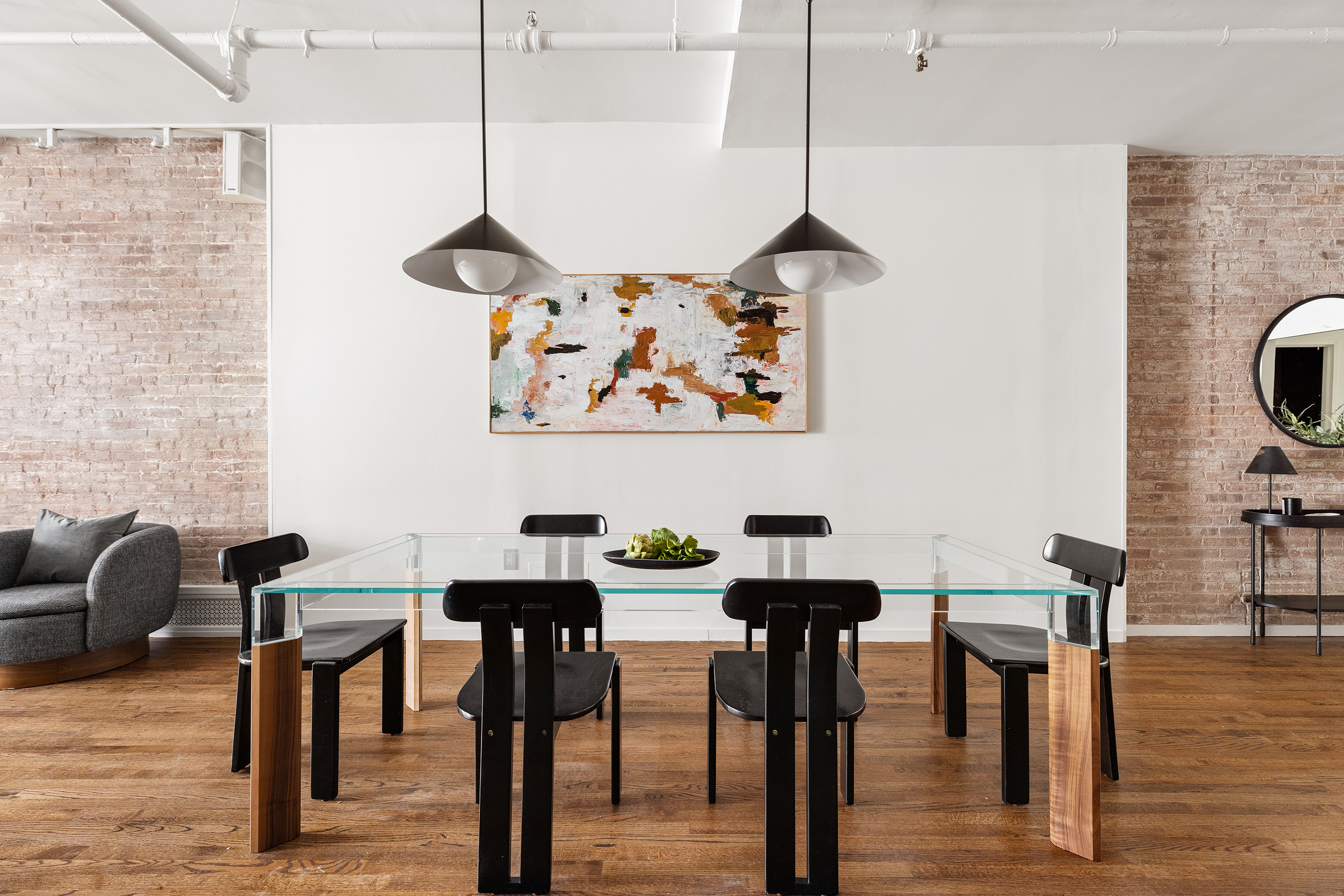 214 West 17th Street, Unit 4B Manhattan, NY 10011 - Photo 3 of 10 a dining room with furniture and wooden floor