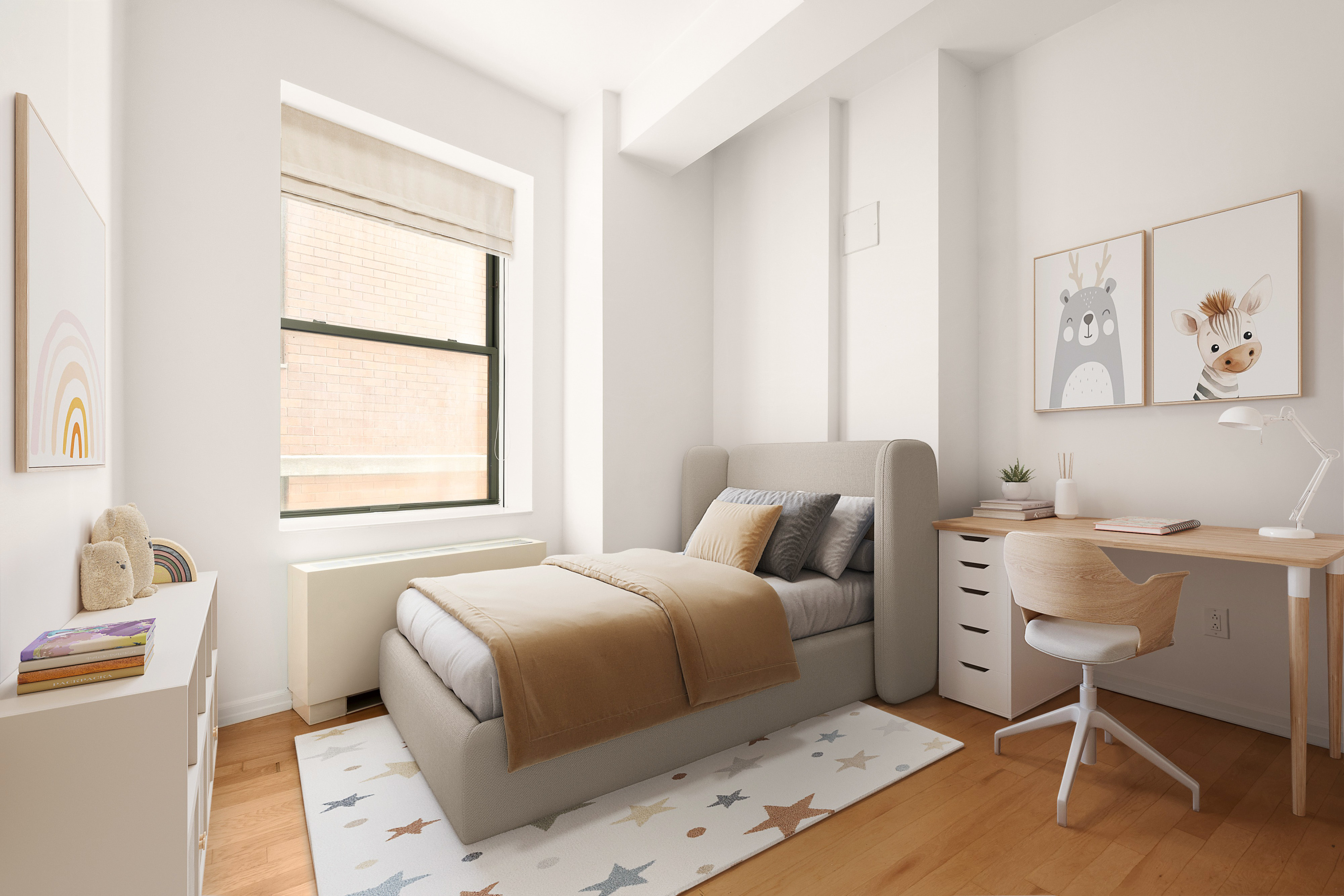 99 John Street, Unit 922 Manhattan, NY 10038 - Photo 7 of 14 a bedroom with a bed and a window