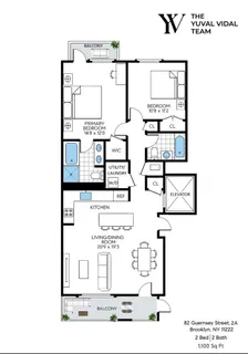 $1,675,000 | 82 Guernsey Street, Unit 2A | Greenpoint