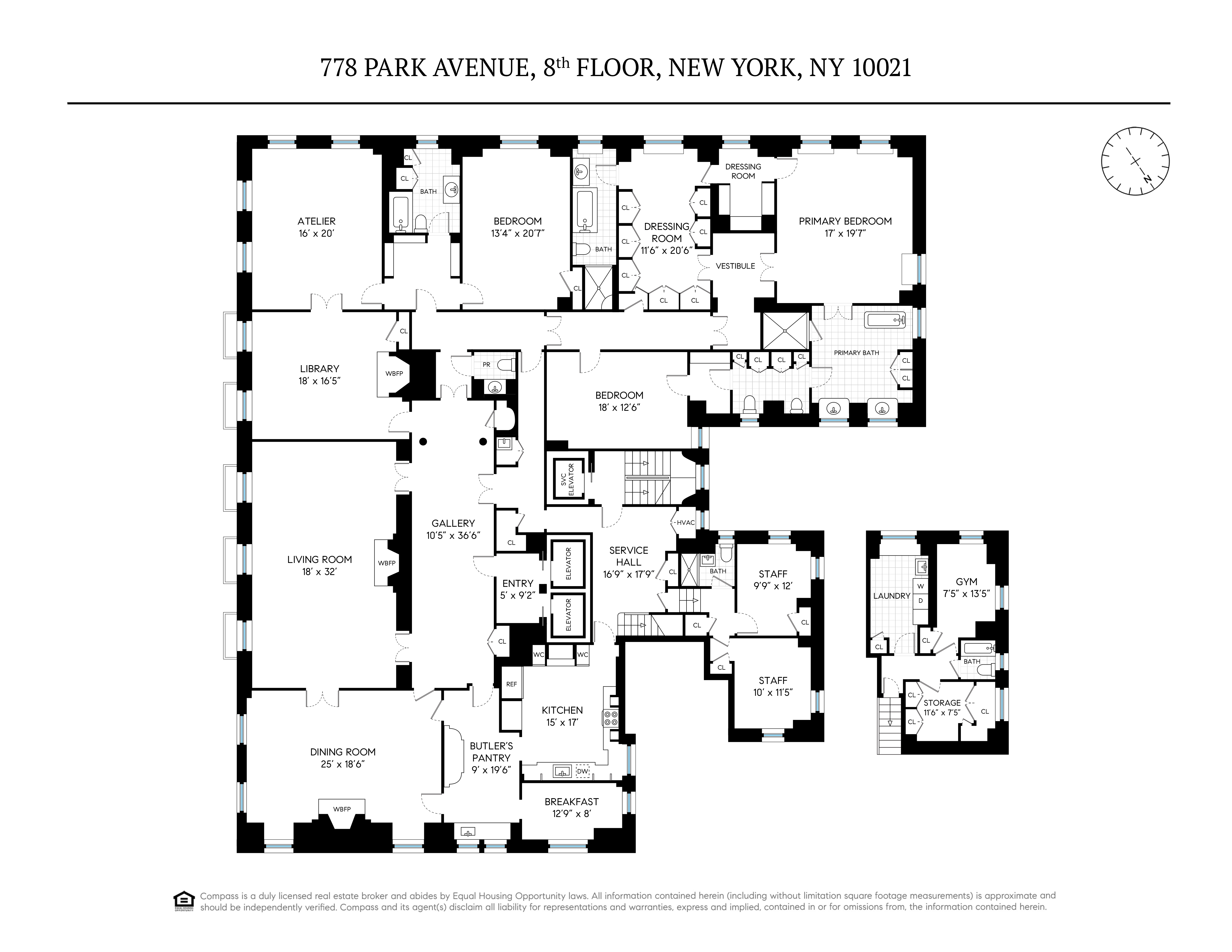 778 Park Avenue, Unit 8 Manhattan, NY 10021 - Photo 20 of 20 a view of a black white wall