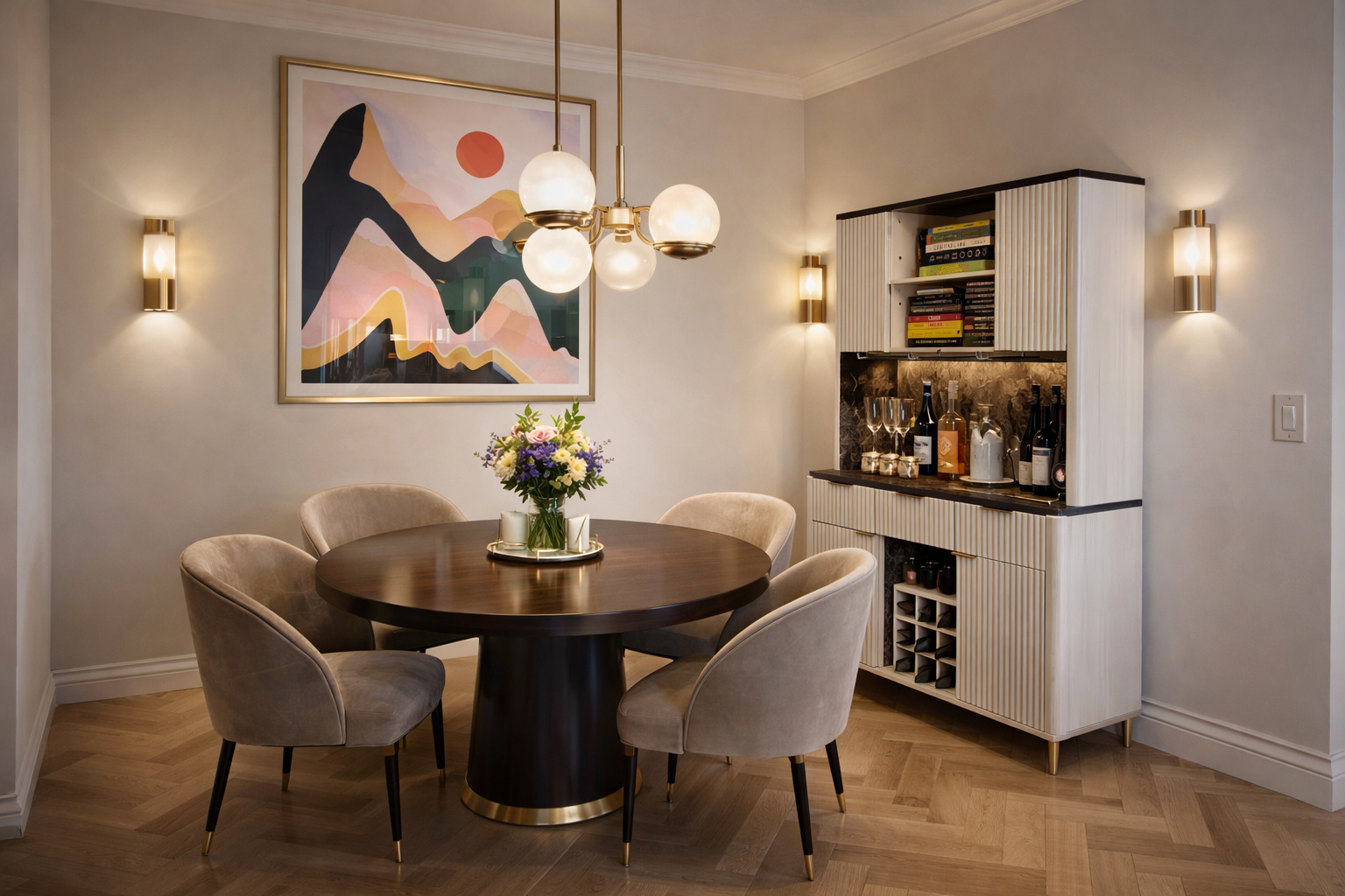 630 1st Avenue, Unit 10A Manhattan, NY 10016 - Photo 3 of 9 a dining room with furniture and window