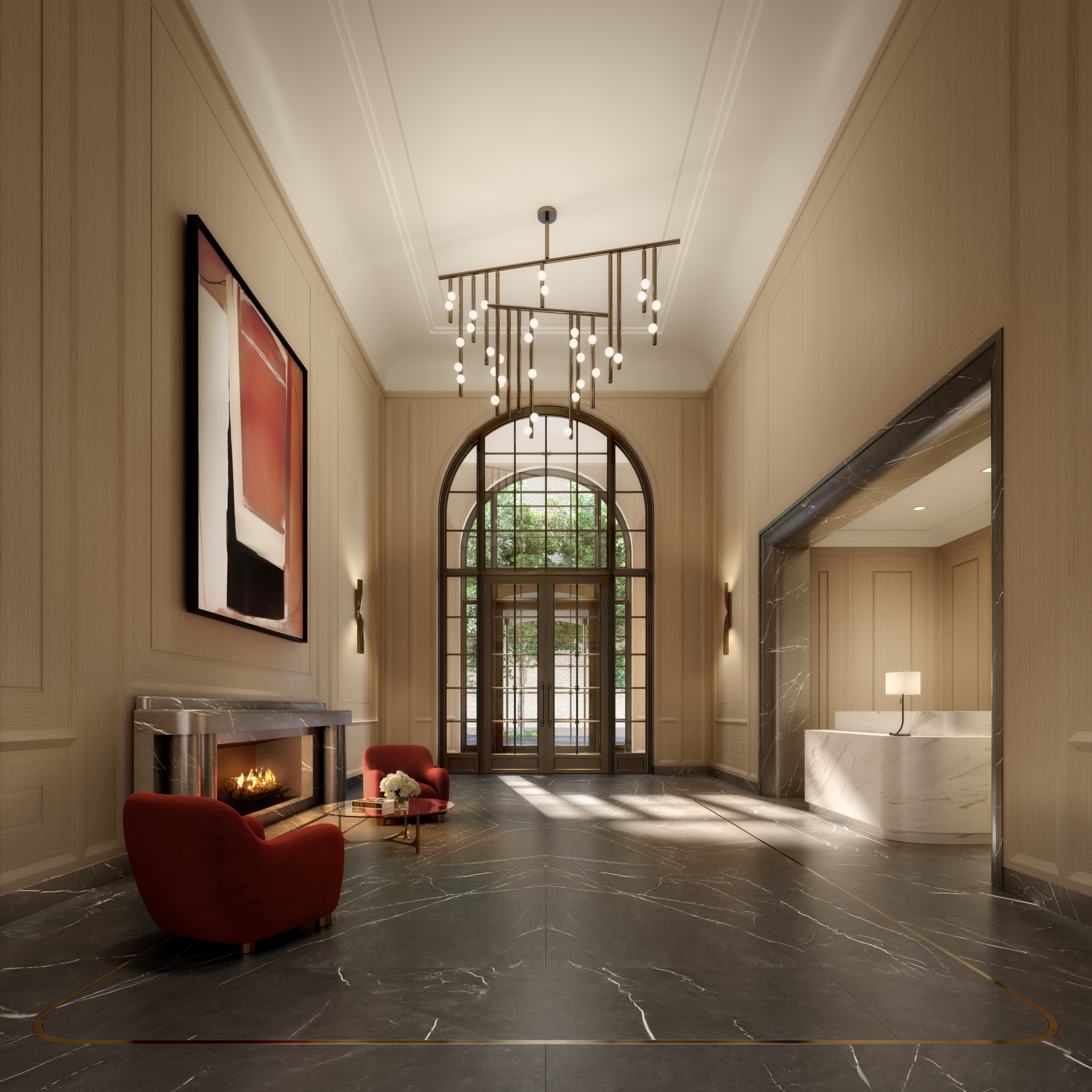 211 West 84th Street, Unit 6D Manhattan, NY 10024 - Photo 6 of 28 a view of a livingroom with fireplace