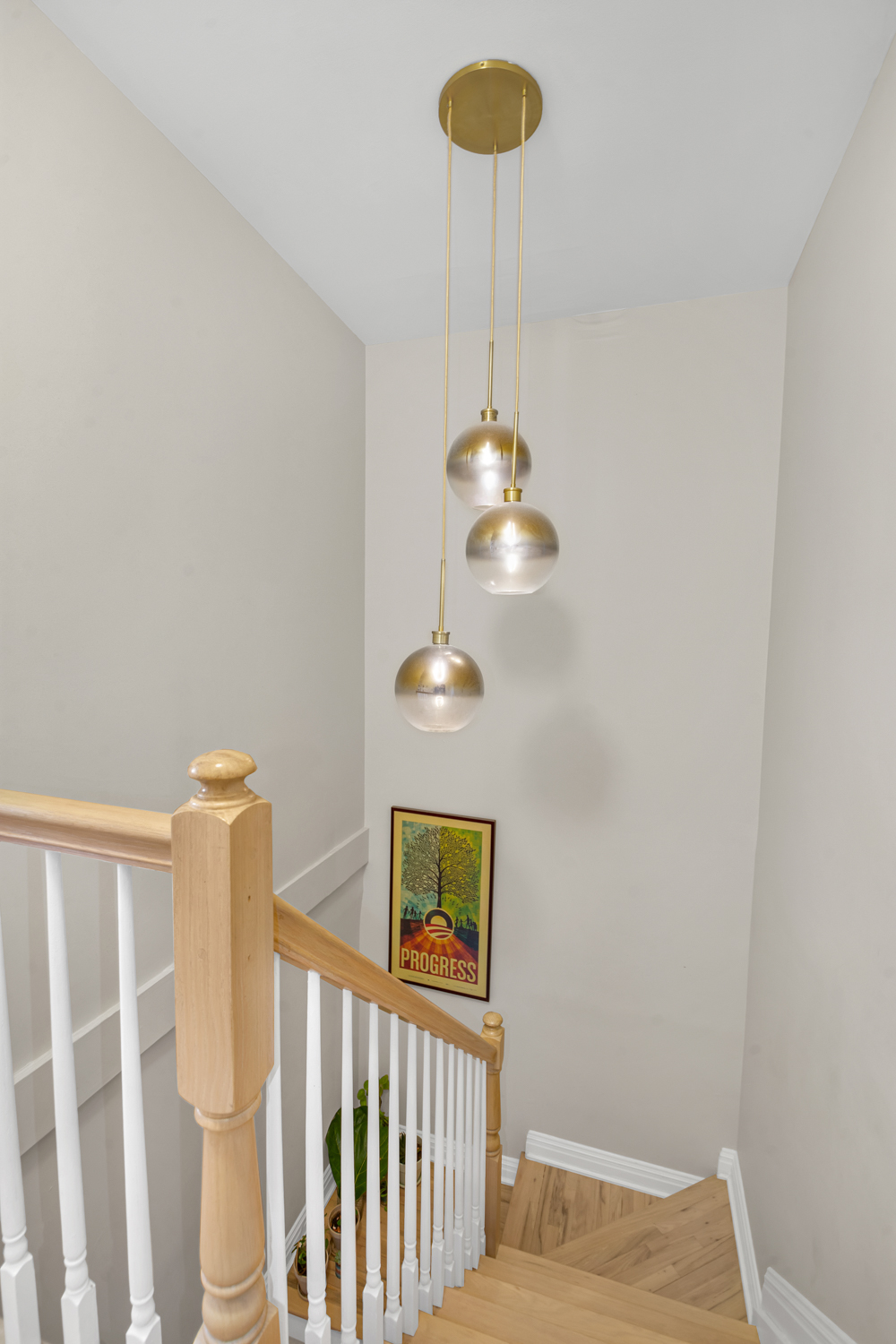 8 Mt Morris Park West, Unit C Manhattan, NY 10027 - Photo 11 of 12 a view of a hallway with a chandelier