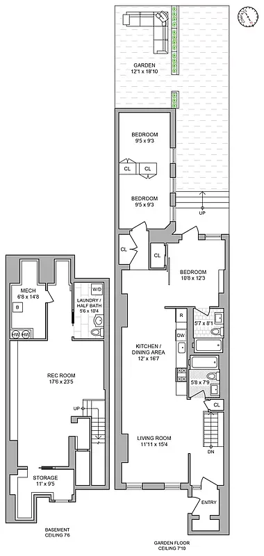 $7,000 | 304 Warren Street, Unit 1 | Cobble Hill