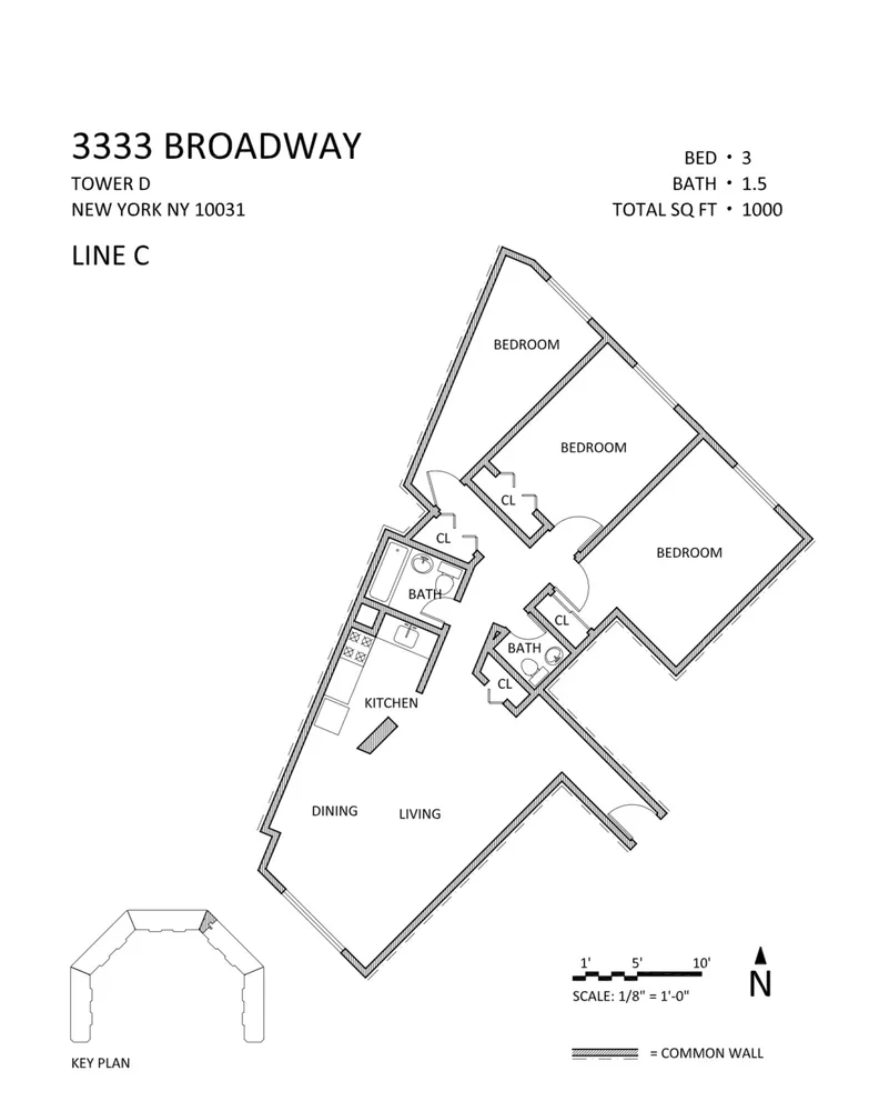 $4,500 | 3333 Broadway, Unit D21C | Manhattanville