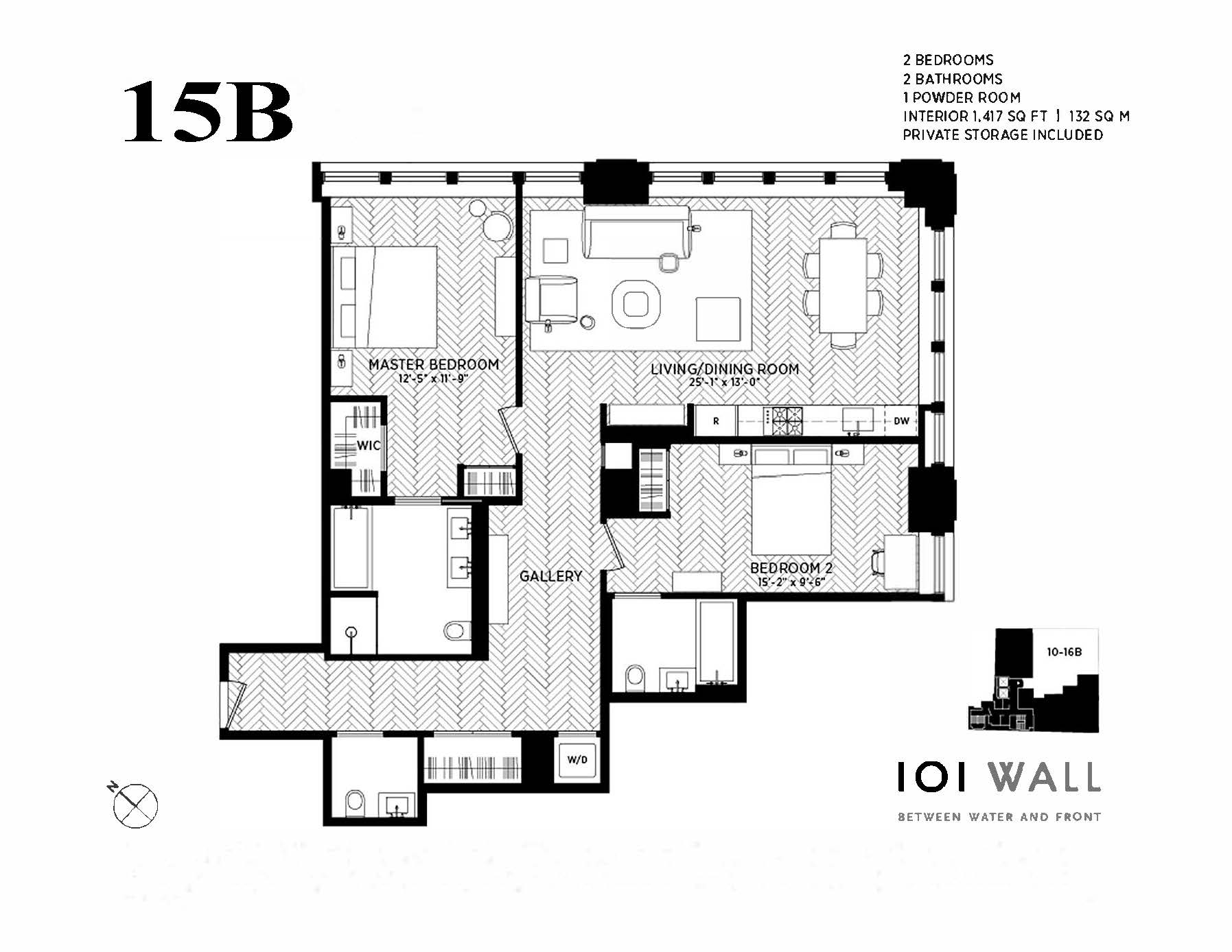 101 Wall Street, Unit 15B Manhattan, NY 10005 - Photo 21 of 22 Gallery Image 21