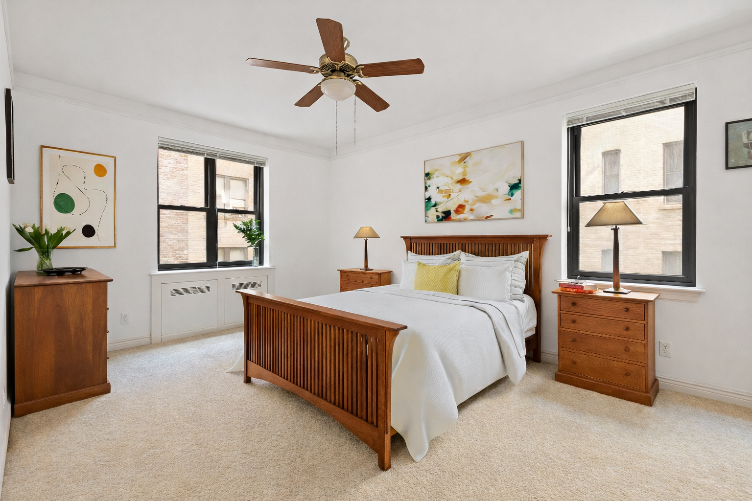 235 Lincoln Place, Unit 2E Brooklyn, NY 11217 - Photo 3 of 7 a bed room with a bed and a window