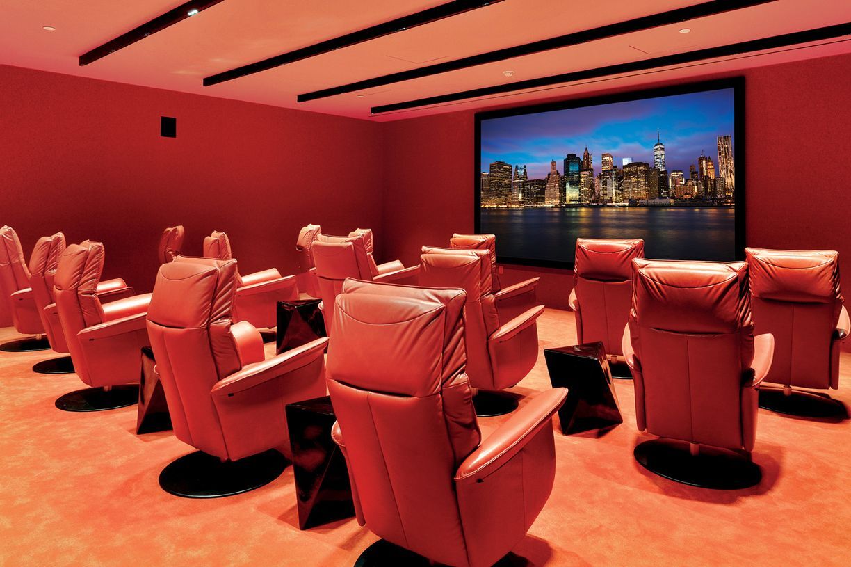 121 East 22nd Street, Unit N1405 Manhattan, NY 10010 - Photo 17 of 19 a group of blue chairs sitting in front of a room