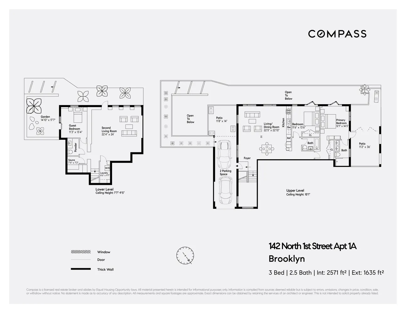 $3,500,000 | 142 North 1st Street, Unit 1A | Williamsburg