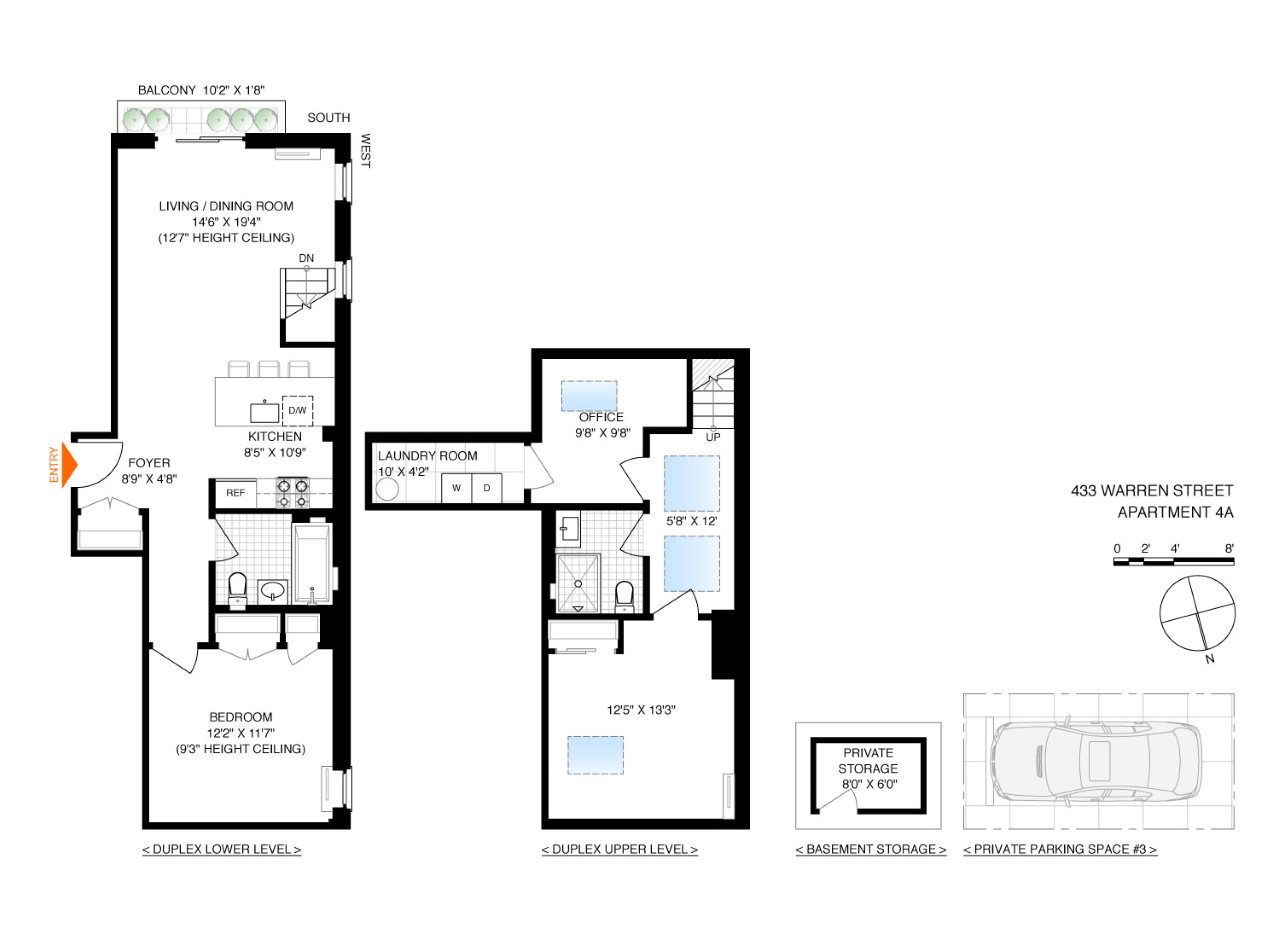 433 Warren Street, Unit 4A Brooklyn, NY 11217 - Photo 10 of 10 a picture of a wall with a white wall and a picture