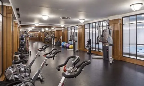 a view of kitchen with counter top space