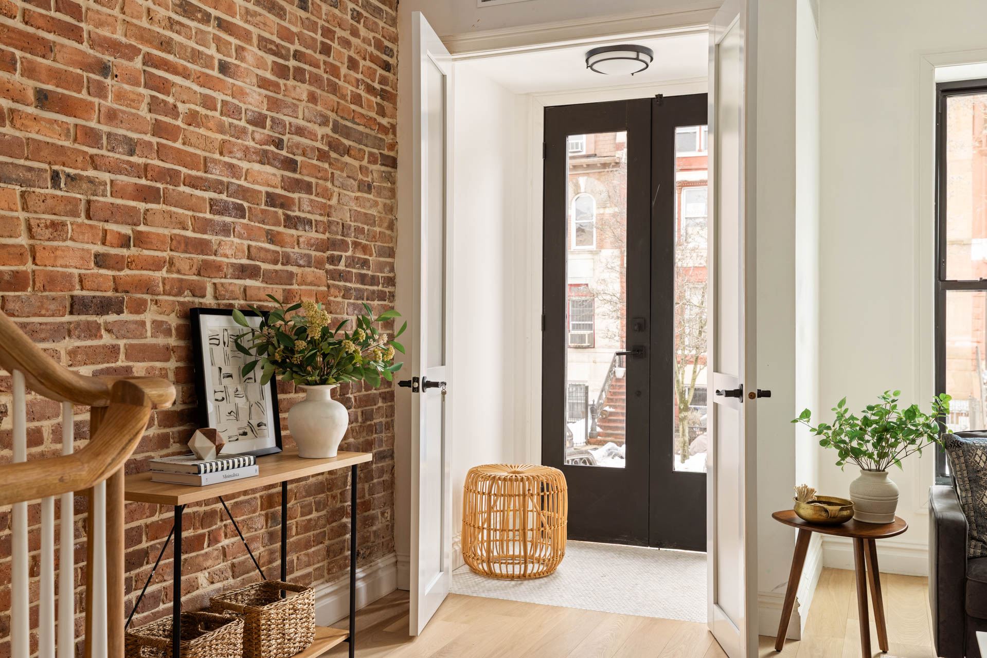 819 Greene Avenue Brooklyn, NY 11221 - Photo 6 of 14 a front view of a house with outdoor seating