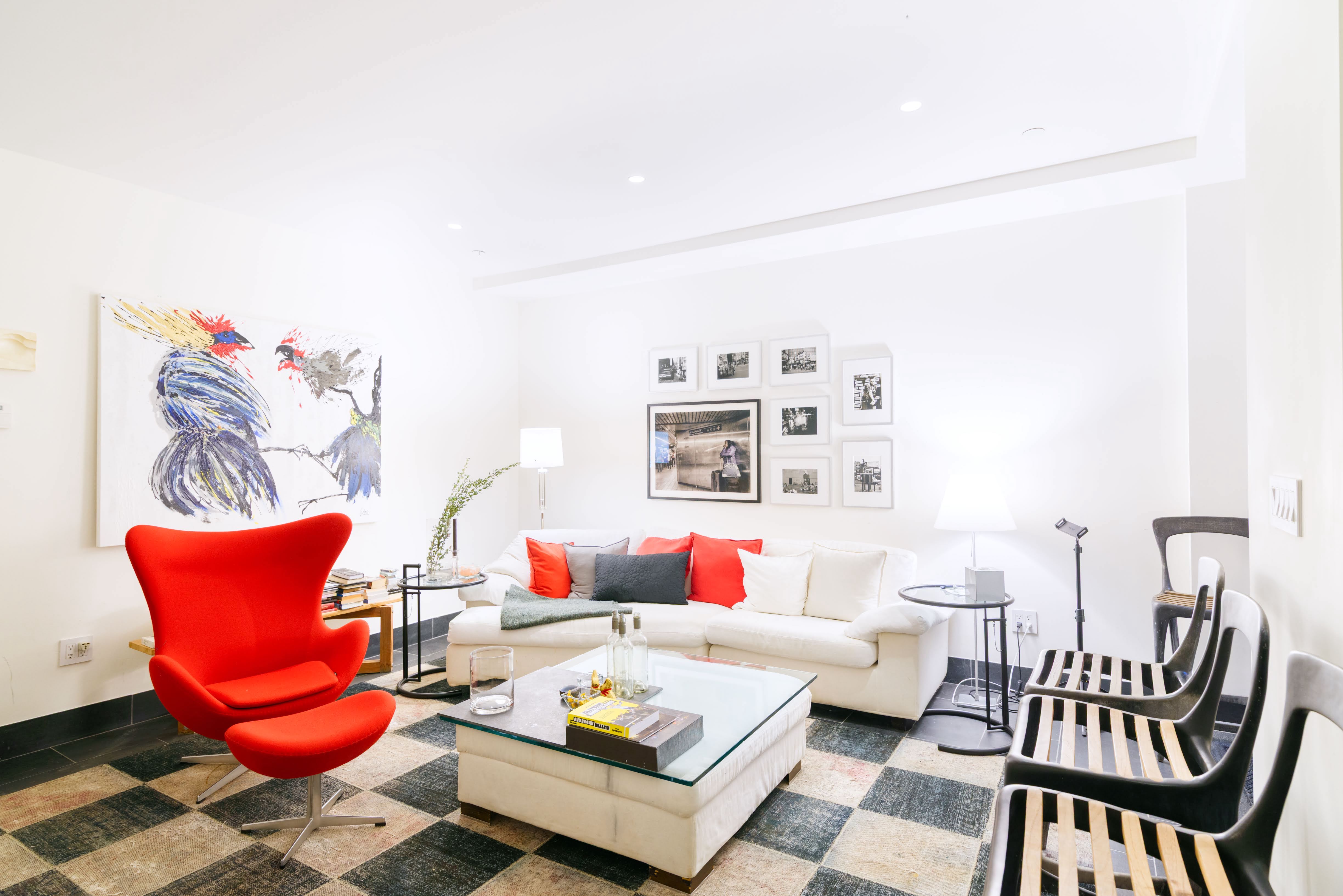 349 West 71st Street Manhattan, NY 10023 - Photo 13 of 21 a living room with furniture and rug