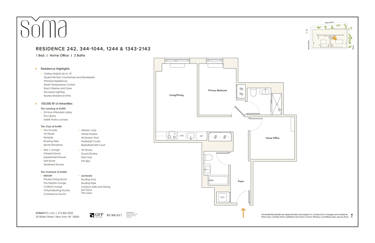 $6,421 | 25 Water Street, Unit 444 | Financial District