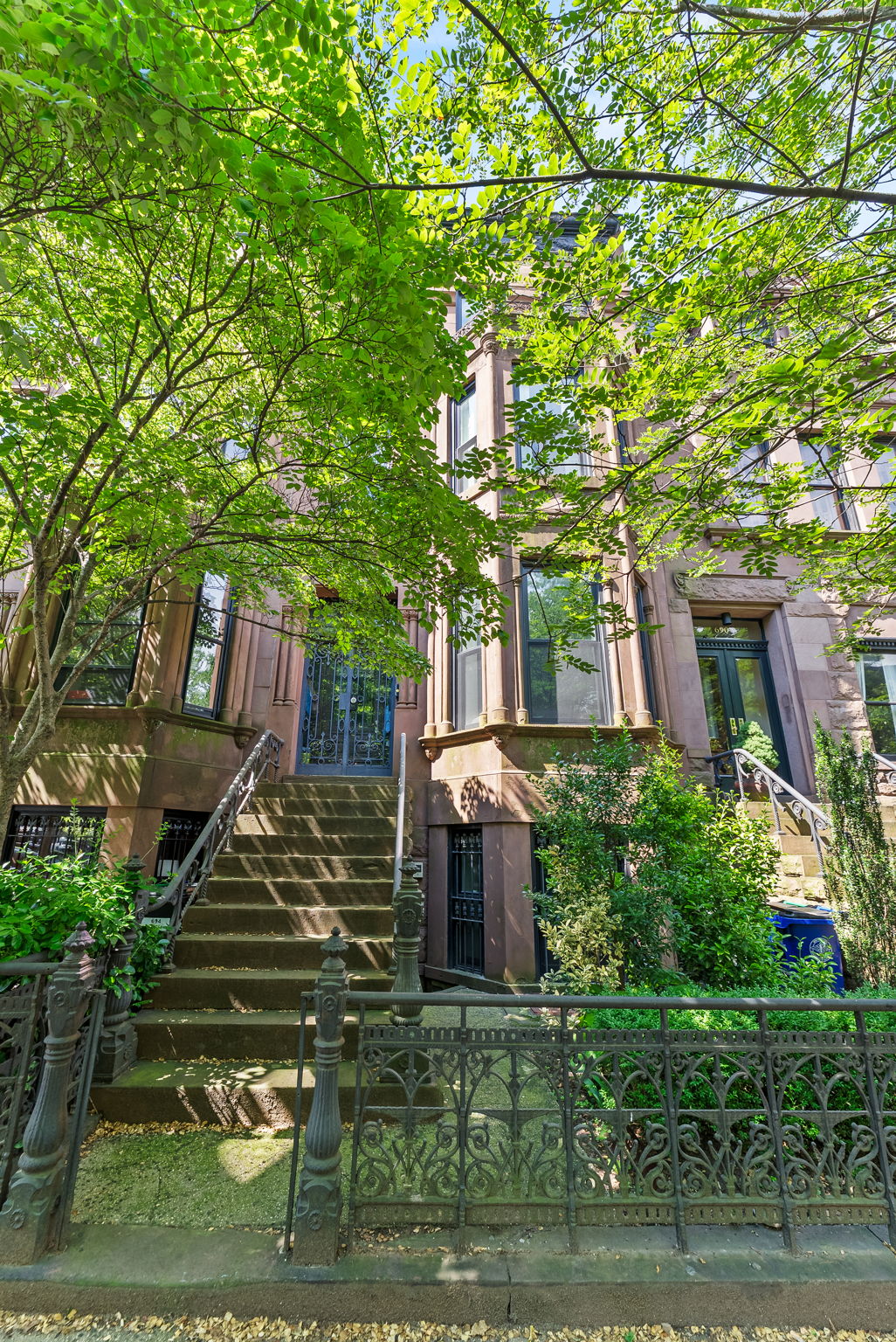 692 10th Street, Unit 1 Brooklyn, NY 11215 - Photo 11 of 12 a backyard of a house with lots of green space