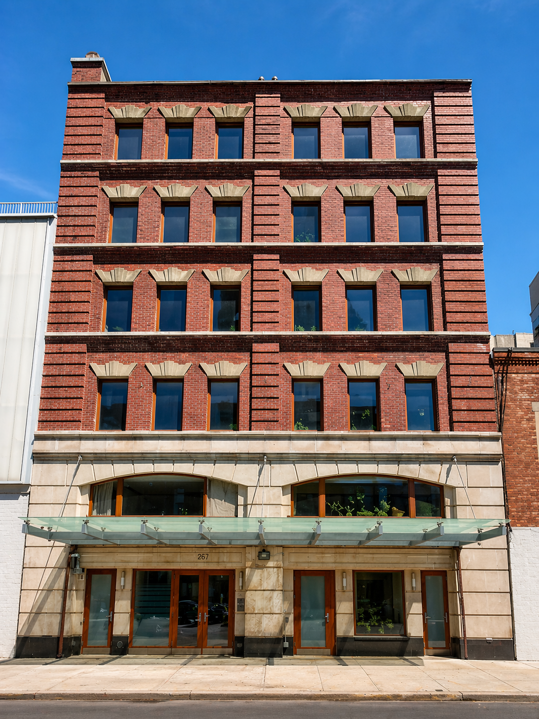 267 West 124th Street, Unit 6A Manhattan, NY 10027 - Photo 23 of 24 a front view of building with a yard