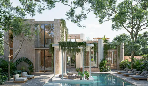 $1,310,000 | Cosmos By Amari 5 Av Sur 13, Unit 3, Central Tulum, Mexico, FL 33431