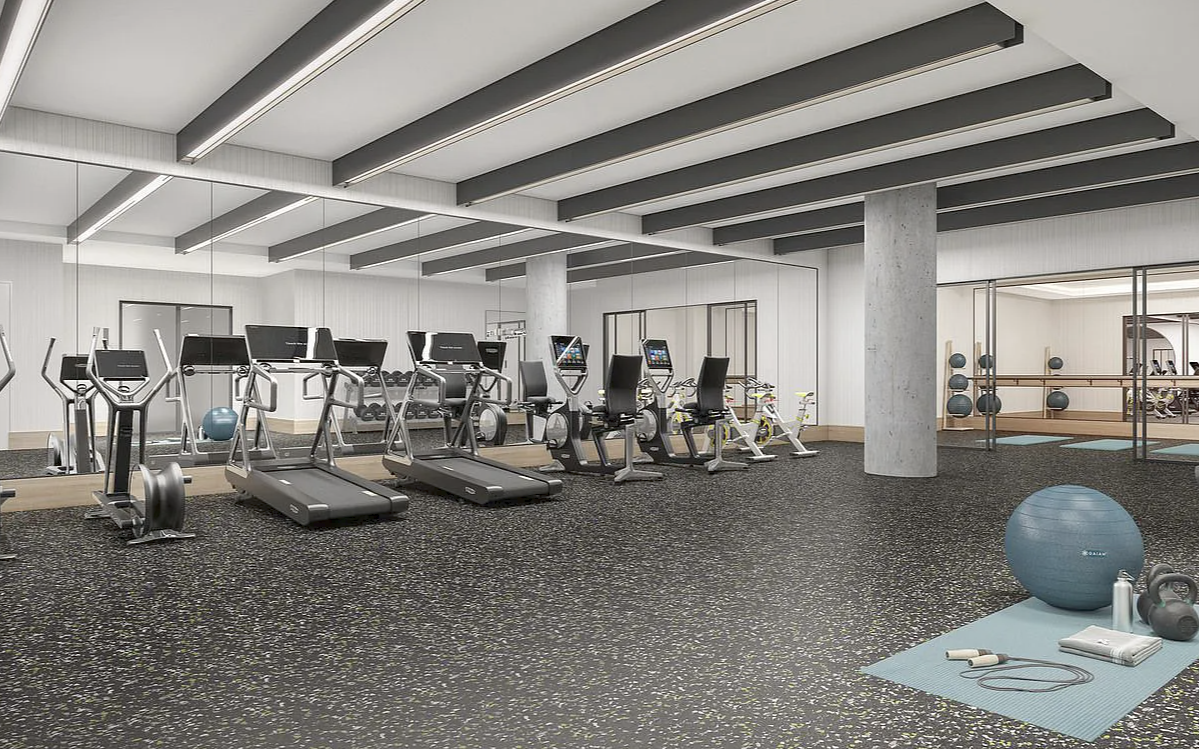 181 18th Street, Unit 408 Brooklyn, NY 11215 - Photo 8 of 13 a view of a room with gym equipment