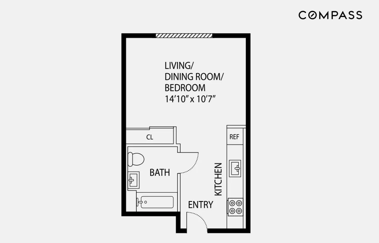 8 Palmetto Street, Unit 305 Brooklyn, NY 11221 - Photo 10 of 10 a picture of a wall with a white wall and a painting