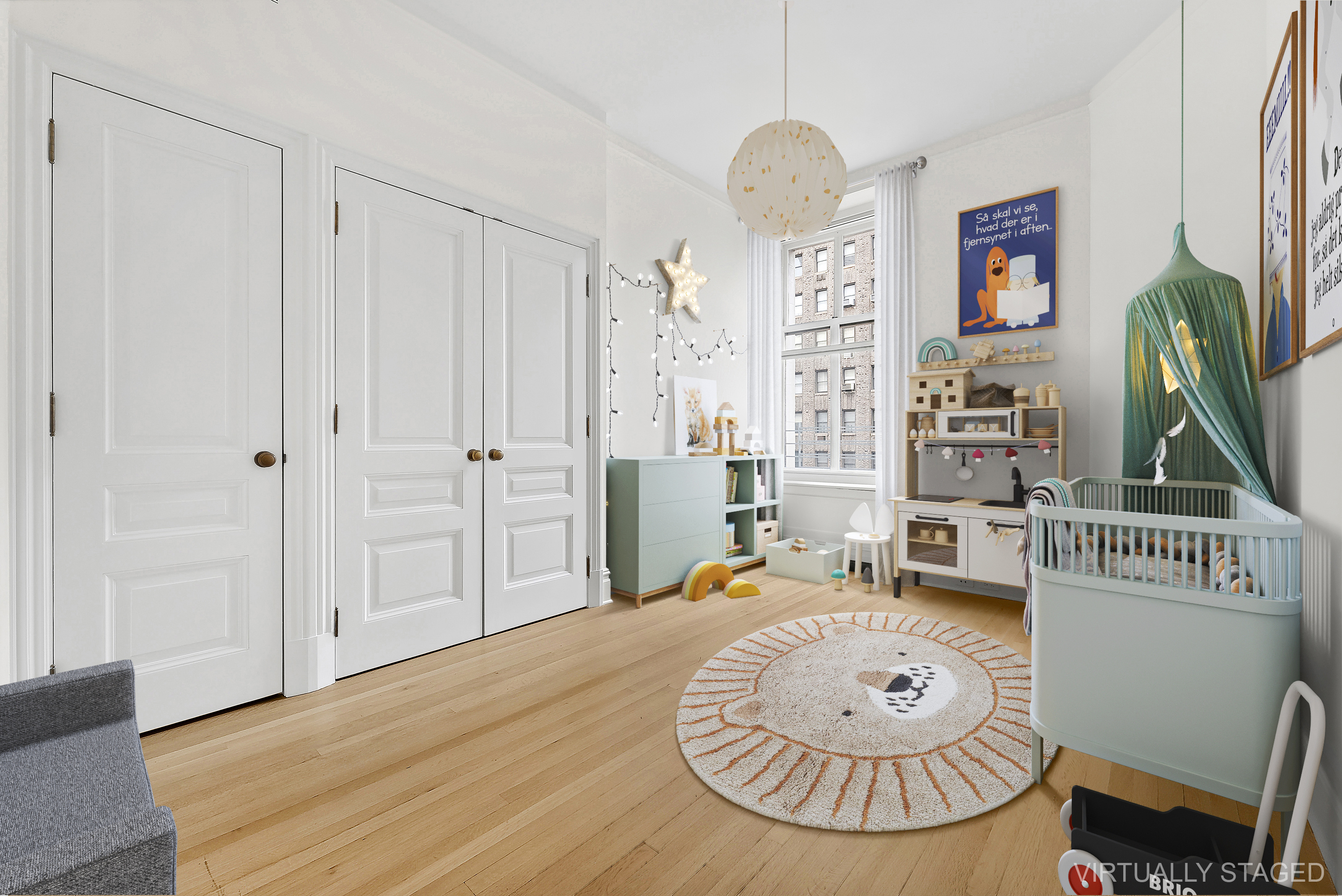 390 West End Avenue, Unit 4J Manhattan, NY 10024 - Photo 10 of 17 a view of a livingroom with furniture and wooden floor