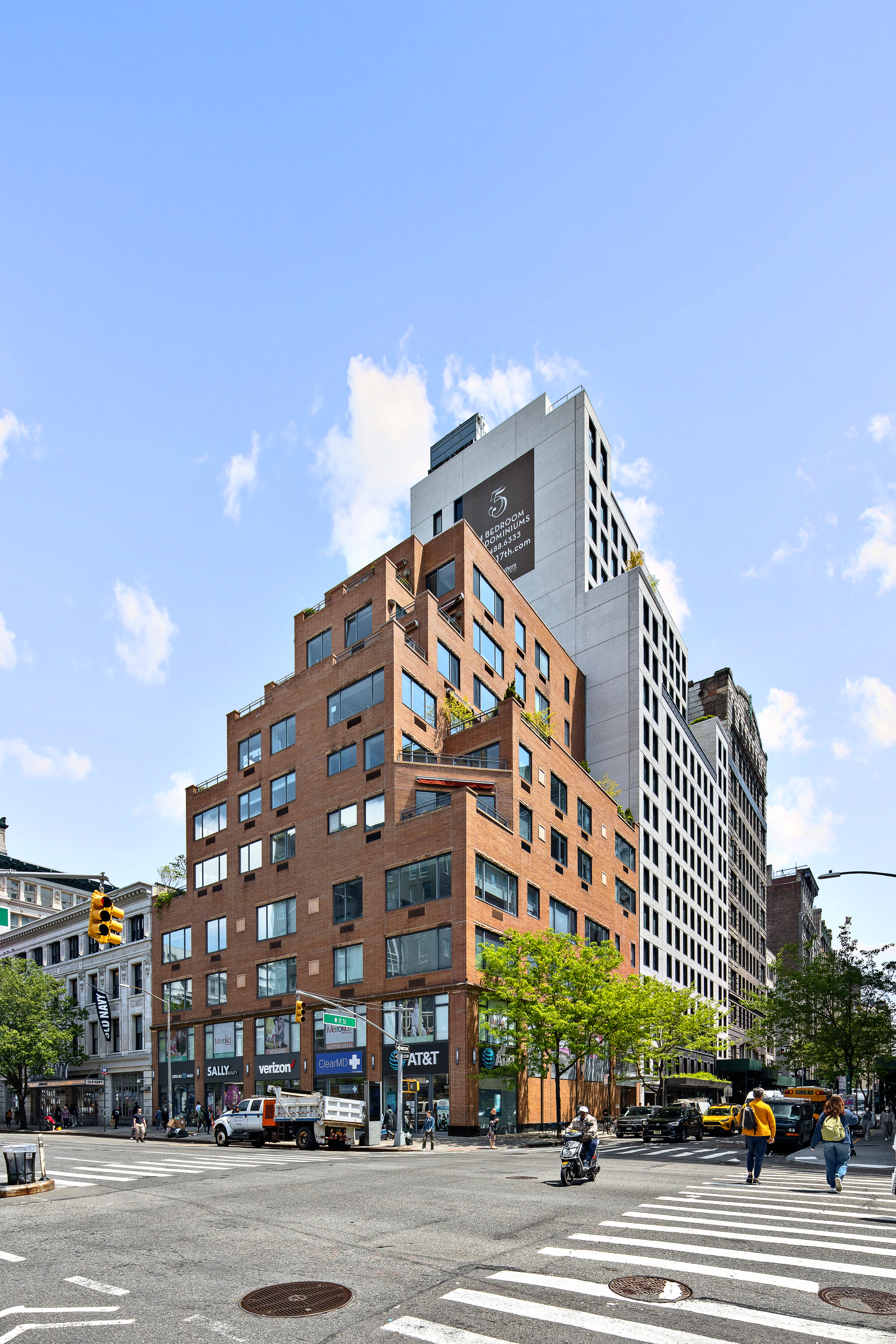 63 West 17th Street, Unit 5B Manhattan, NY 10011 - Photo 11 of 12 a view of a building and a street