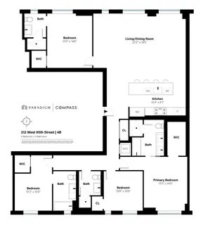 $4,100,000 | 212 West 95th Street, Unit 4B | Upper West Side