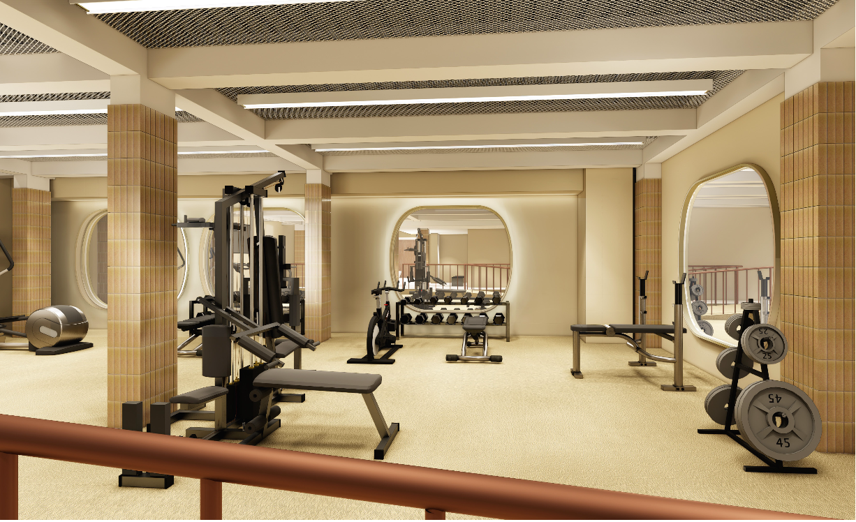 194 East 2nd Street, Unit 5L Manhattan, NY 10009 - Photo 11 of 12 a view of a room with gym equipment