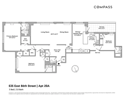 $2,850,000 | 535 East 86th Street, Unit 20A | Upper East Side
