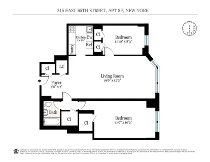 $850,000 | 315 East 65th Street, Unit 8F | Lenox Hill