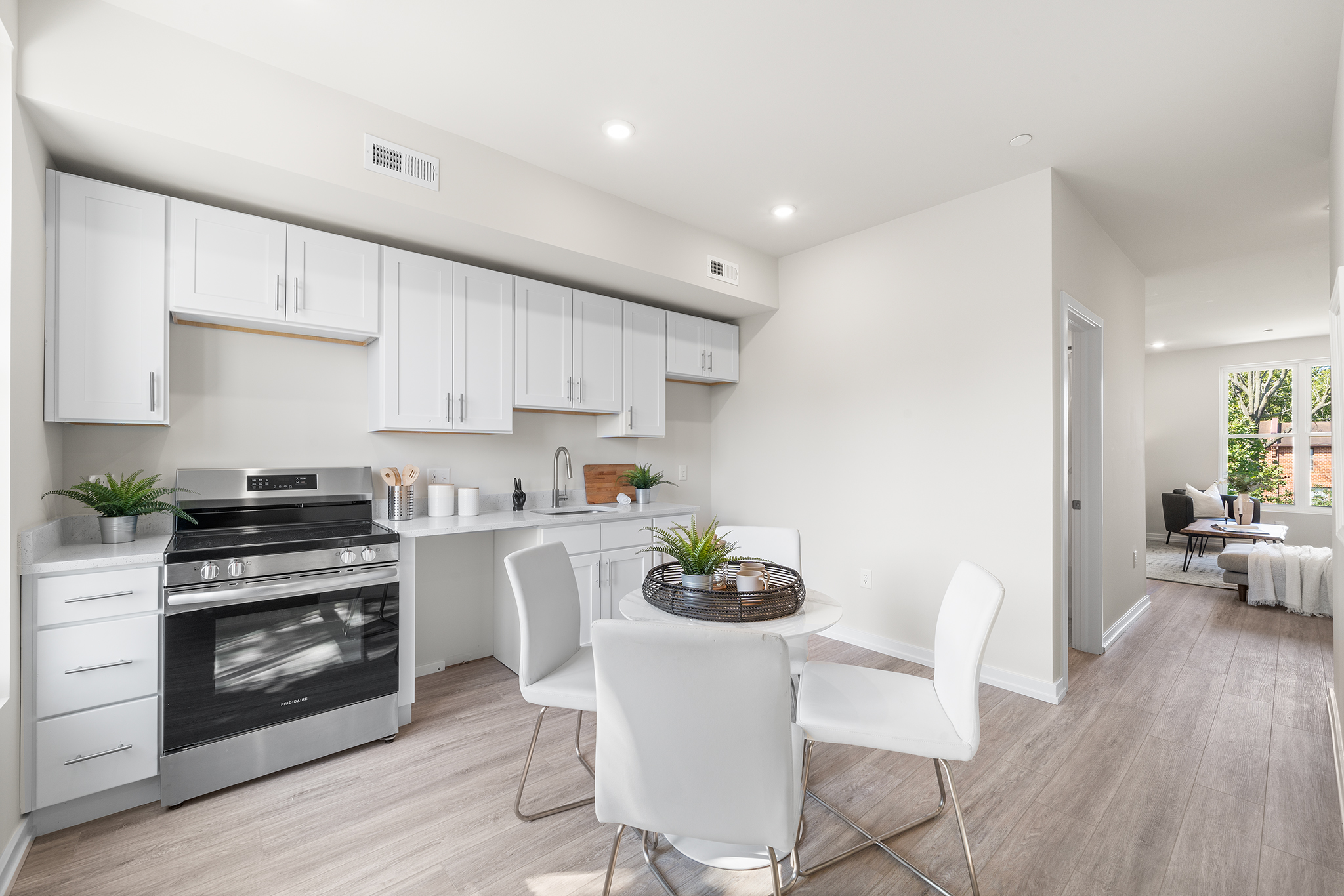 534 North 54th Street, Unit A Philadelphia, PA 19131 - Photo 9 of 22 a kitchen with a table and chairs in it