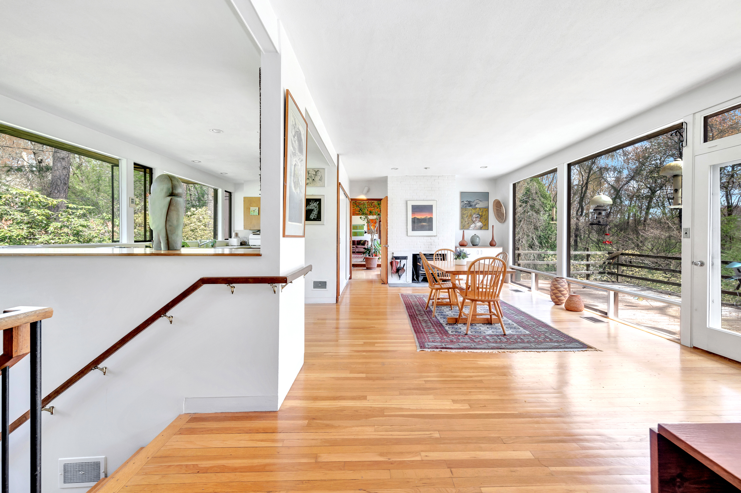 14 Barberry Road Lexington, MA 02421 - Photo 10 of 30 a view of a living room and dining room with wooden floor