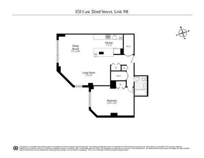 $500,000 | 251 East 32nd Street, Unit 19E | Kips Bay