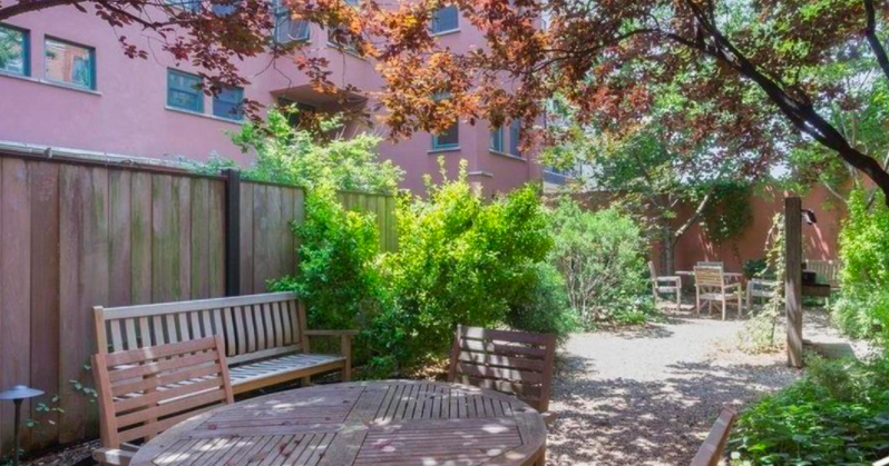 569 Carroll Street, Unit 9 Brooklyn, NY 11215 - Photo 12 of 15 a view of a bench in a backyard