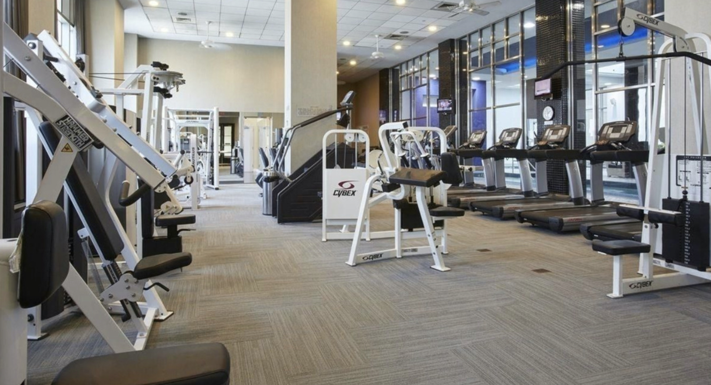 220 Riverside Boulevard, Unit 7G Manhattan, NY 10069 - Photo 10 of 11 a view of a room with gym equipment