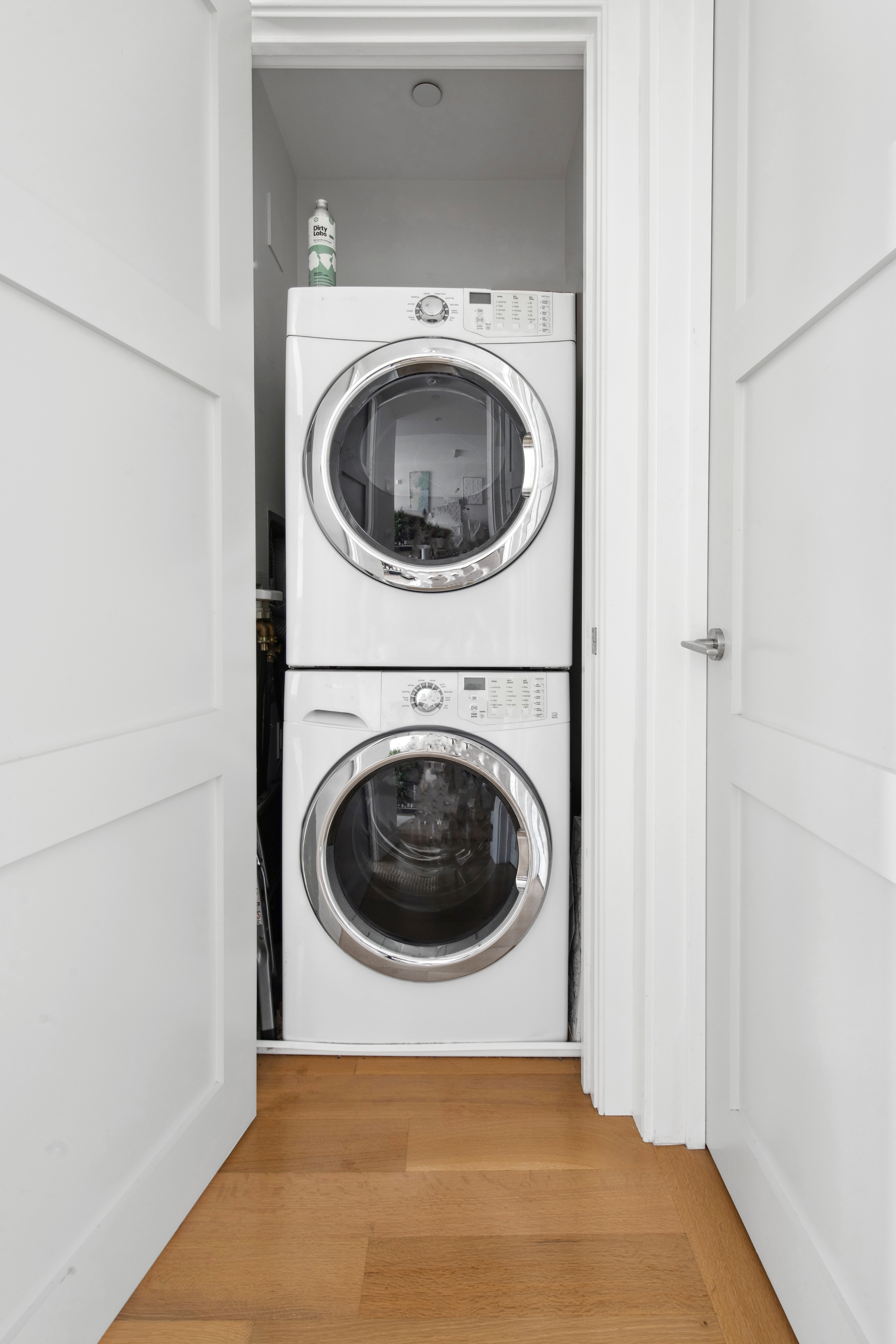 536 East 13th Street, Unit 5F Manhattan, NY 10009 - Photo 12 of 16 a utility room with dryer and washer